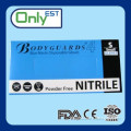 Highly protective industrial powder free nitrile gloves in safety gloves
